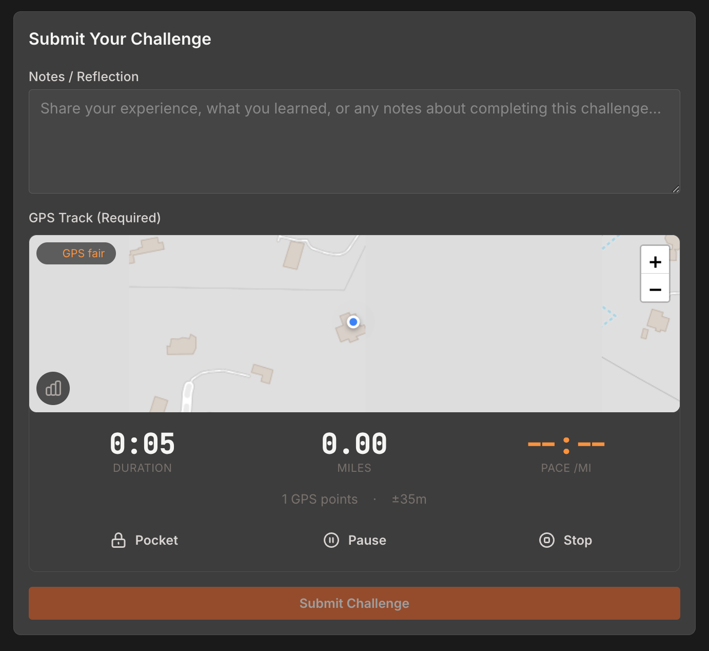 GPS Run Tracker